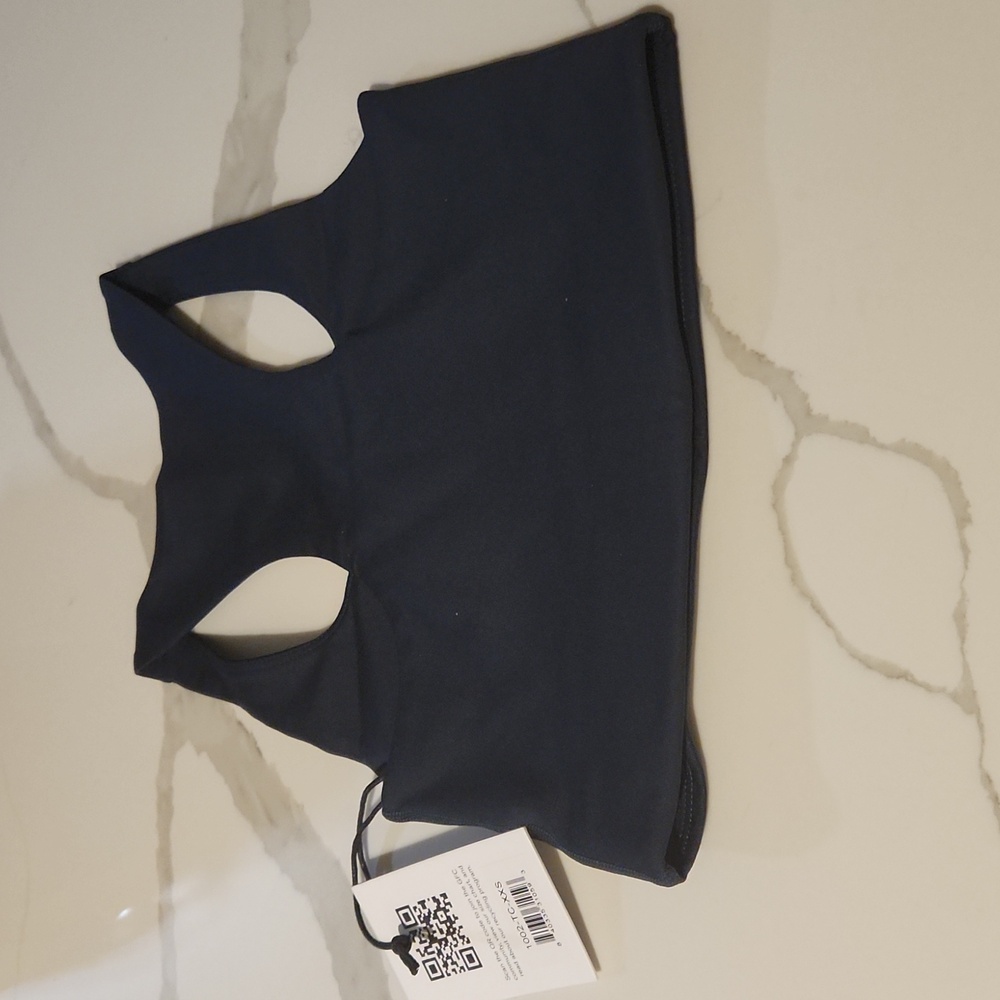 Girlfriend collective compressive‎ sport bra sz xxs blue - Picture 8 of 8